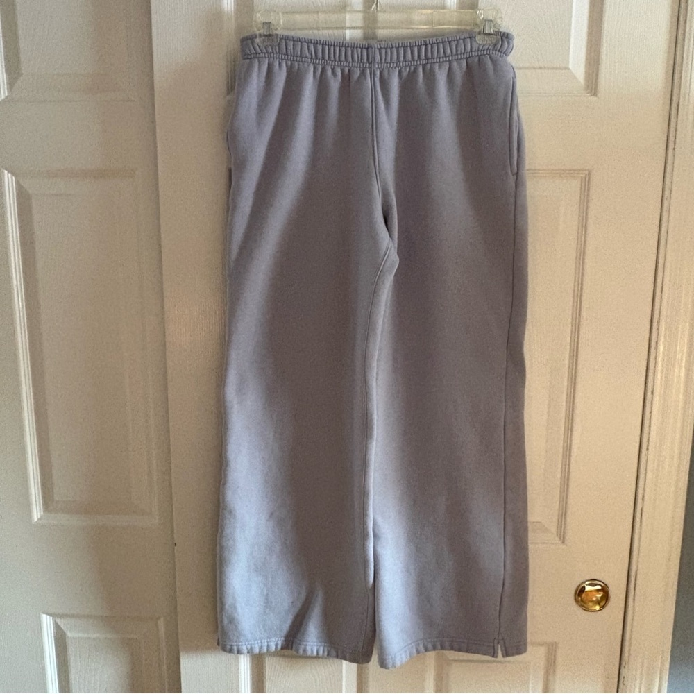 Wild Fable Women’s High Rise Straight Leg Sweatpants Periwinkle Medium Cotton
